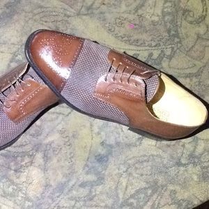 New Mercanti Fiorentini wingtip woven Oxford shoe